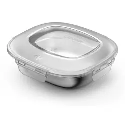 Boîte petite 0,7L avec couvercle Inox