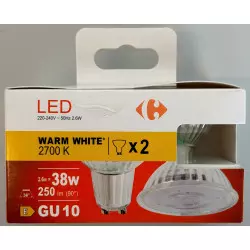 LED SPOT 35W WARM WHITE GU10