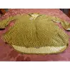 14 - blouse femme t.40 verte beige - made in italy - neuf