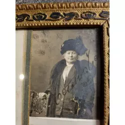 Cadre avec anciennes photos de personnages italiens 