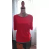 Blouse col rond manches courtes