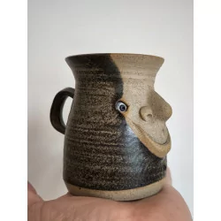 Mug anthropomorphe céramique vintage 
