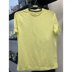 T shirt de sport jaune tM