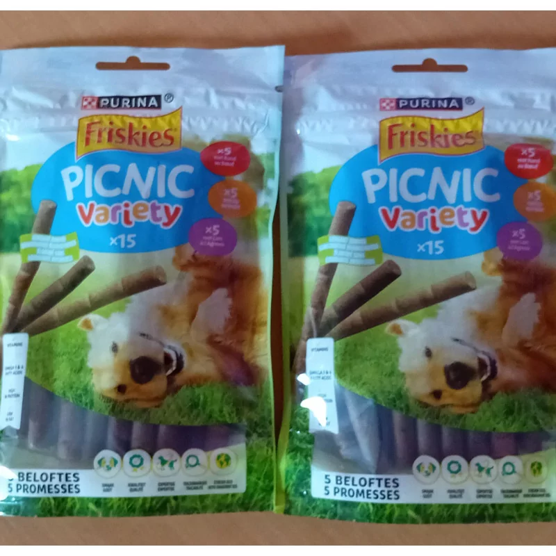 Lot de friandises Picnic Friskies pour chiens