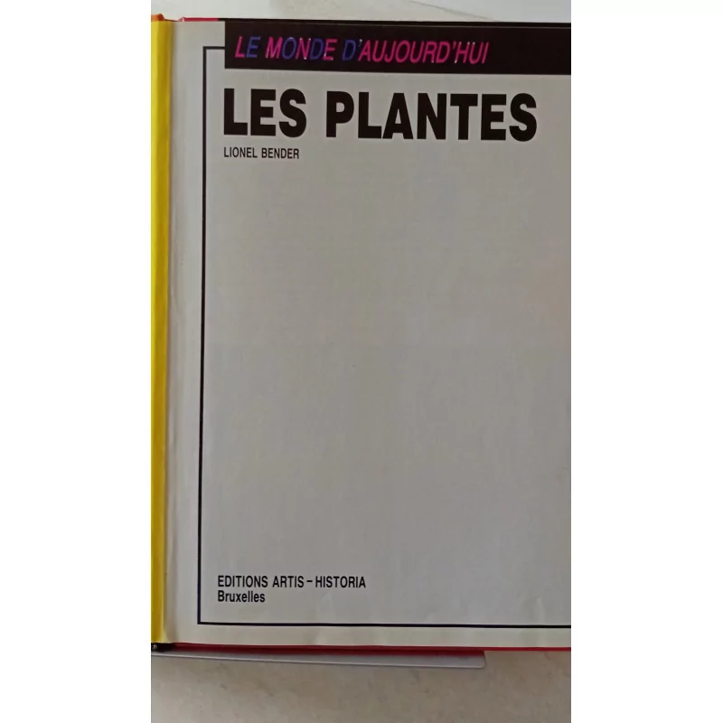 Livre éducatif  : les plantes 