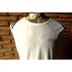 (42)- tee shirt homme t.XL blanc noir