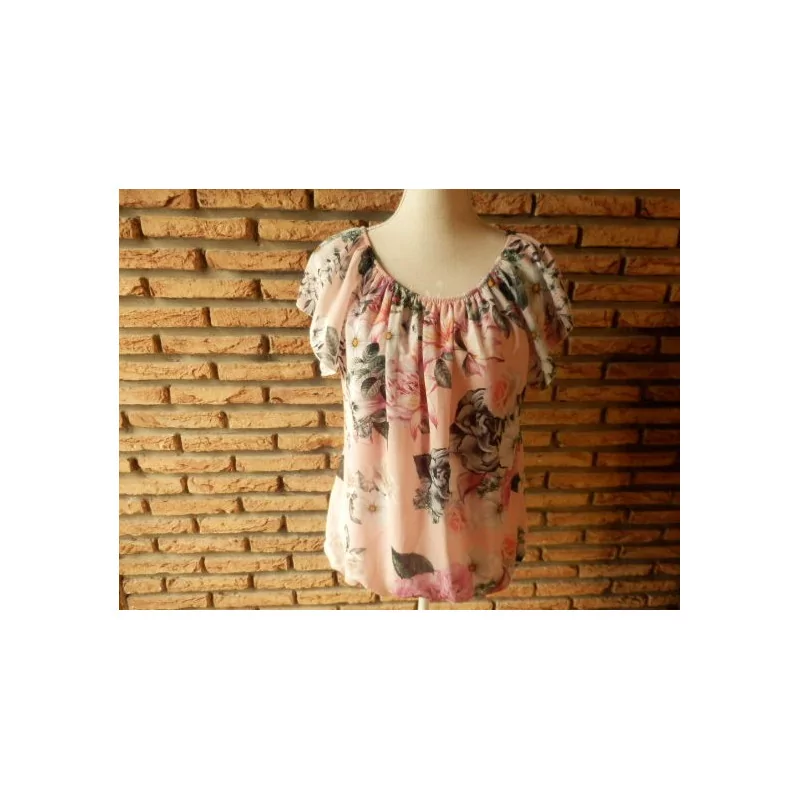 (8)- blouse femme t.38 rose