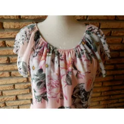 (8)- blouse femme t.38 rose