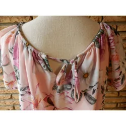 (8)- blouse femme t.38 rose