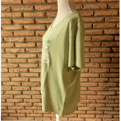 (27) - tee shirt femme t. 3XL vert - B.P.C -