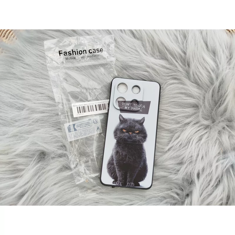 Coque Redmi Note 13 4G Chat noir