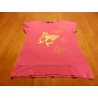 (20) -tee shirt femme t.S rose - jaune - reds 