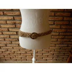 (12)- ceinture femme camel - morgan -