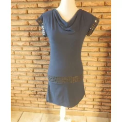 (1)- robe femme t.36 bleue