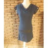 (1)- robe femme t.36 bleue