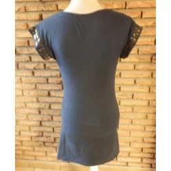 (1)- robe femme t.36 bleue