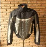 (1) - blouson moto homme t.L noir gris- dexter -