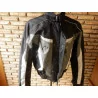 (1) - blouson moto homme t.L noir gris- dexter -