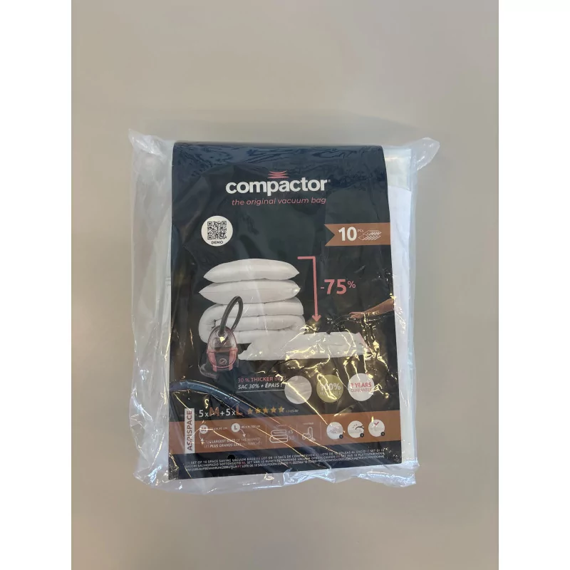 Pack de 10 sacs de compression M+L