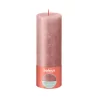 Bolsius Bougie Rustique 190/68 Shimmer Rose