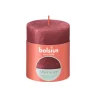 Bolsius Bougie Rustique 80/68 Shimmer Rouge