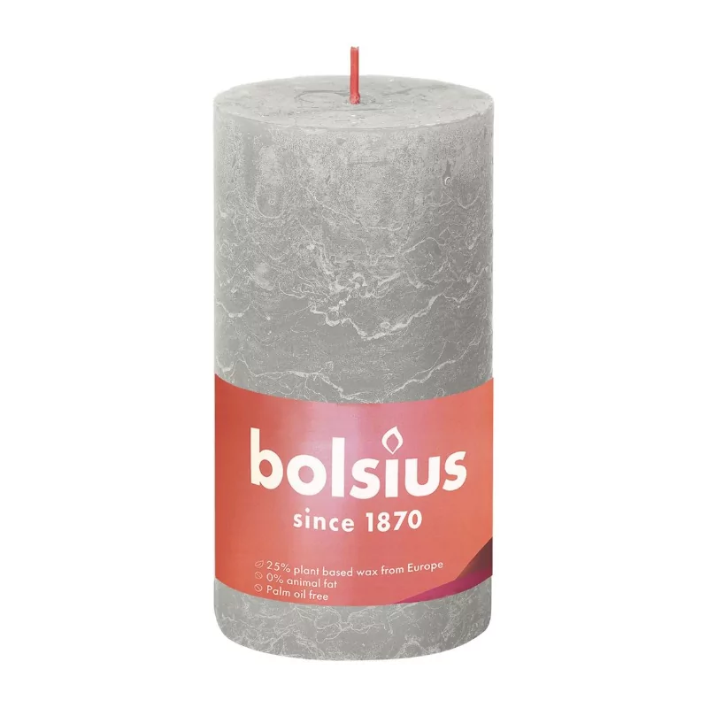 Bolsius Bougie 130/68 Rustique Sand Grey