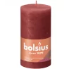 Bolsius Bougies Rustique 130/68 Delicate Red