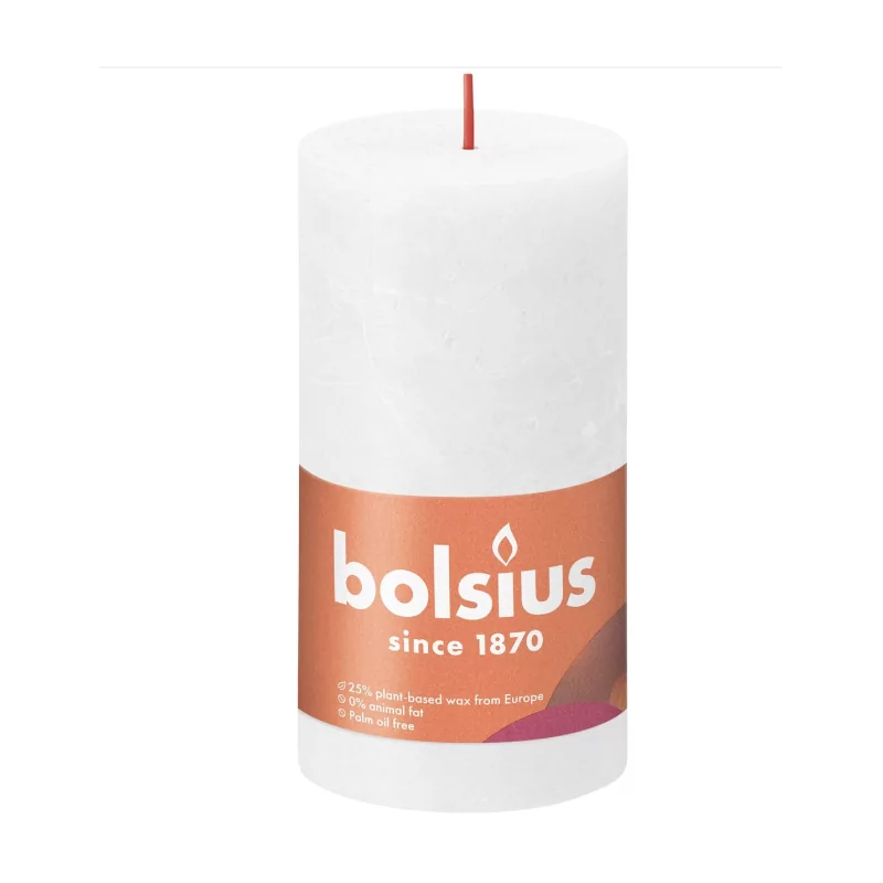 Bolsius Bougie 130/68 Rustique Cloudy White