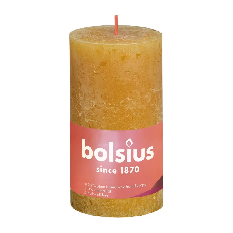 Bolsius Bougies Rustique 130/68 Soft Pearl