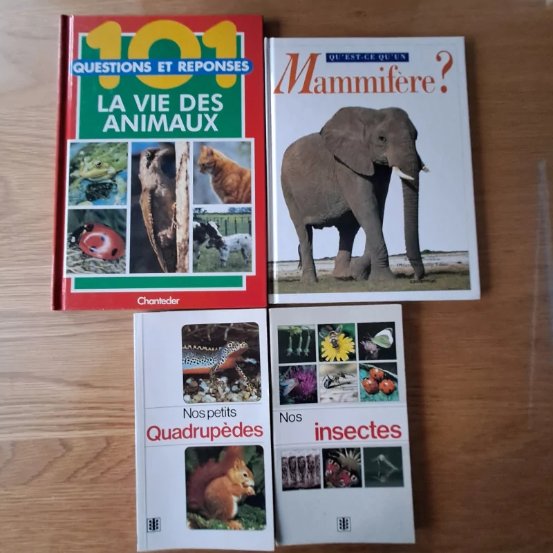 Livres sur animaux