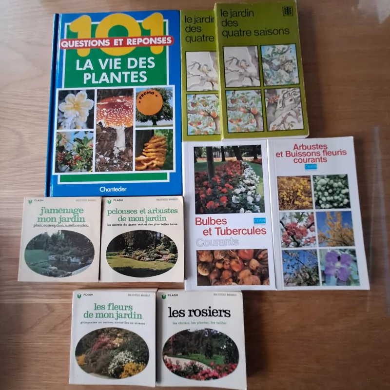 Livres sur plantes et jardinage