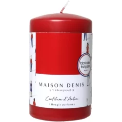 Bougie Cylindrique Rouge