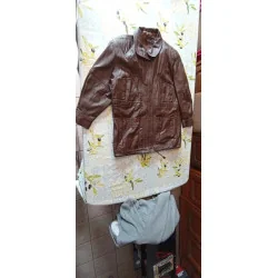 Veste en cuir pour femme M / 38 / 10