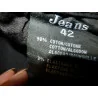 (20)- jeans court femme t.38 noir - x max + tee shirt