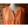 (3)- blouse femme t. XXL orangée