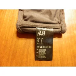 (62)- bikini femme t.38 gris - H&M -