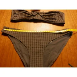 (62)- bikini femme t.38 gris - H&M -