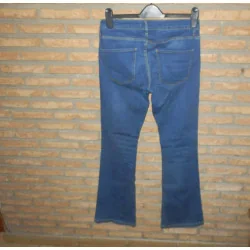 (50) - jeans femme t.38 bleu - zara -