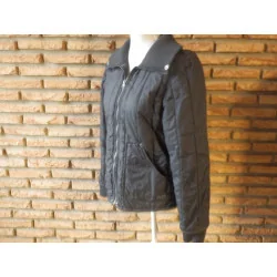 (88)- veste femme t.38 noir - esprit -