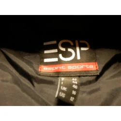 (88)- veste femme t.38 noir - esprit -