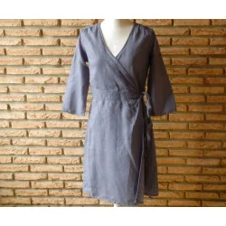 (94)- robe femme t.40 grise - la redoute -