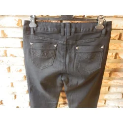 (31)- jeans femme t.42 noir - onado -