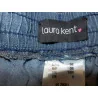 (37)- jeans femme t.38 bleu - laura kent -