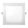 Plafonnier Extraplat LED Carré 15W Encastrable - Blanc