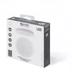 Led Plafondlamp Rond Wit...