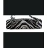 Sac à main motif zèbré