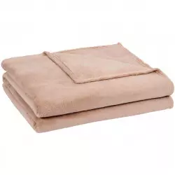 TEX HOME Couverture Microplush 180x220 cm Beige