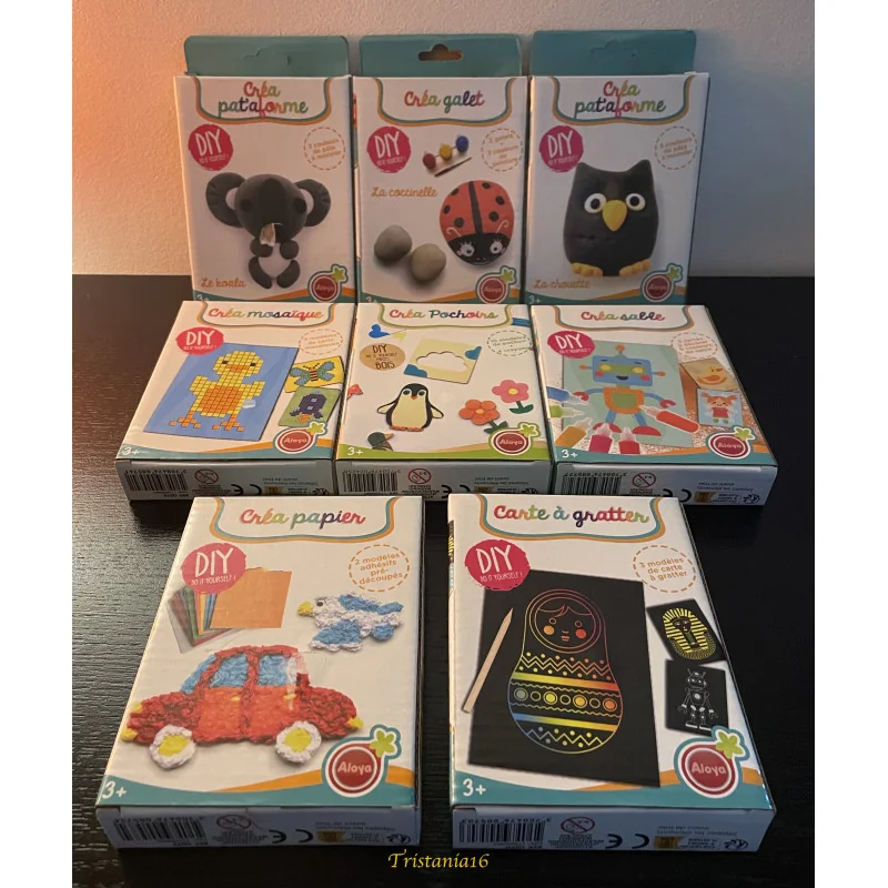 Lot de 8 jeux créatifs « Aloya »