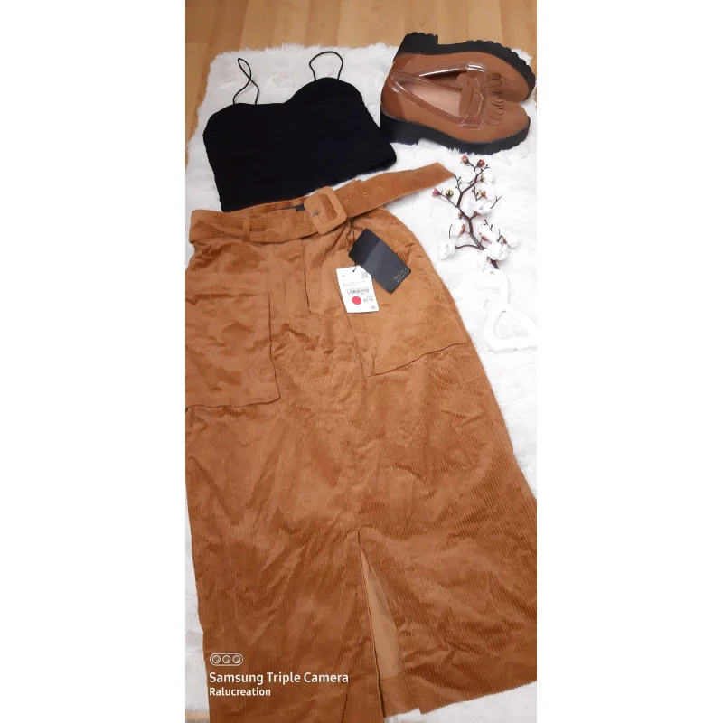 Lot vêtements et mocassins jupe top 