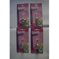 4 Smurfin minihangers